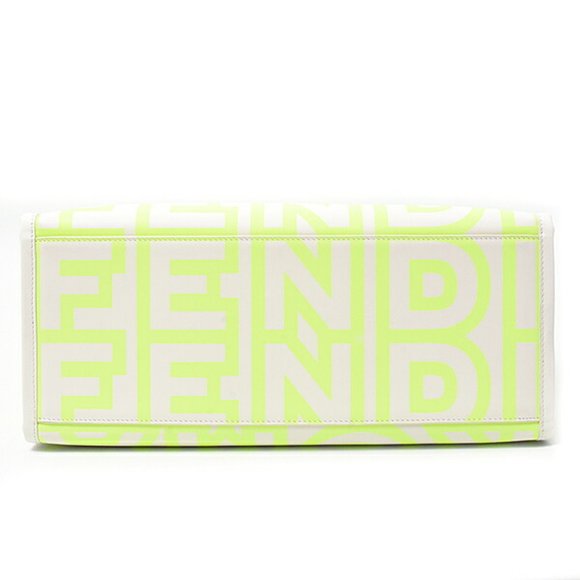 Fendi Women's Sunshine Tote Shoulder Bag Marc Jacobs Collaboration Leather Co... - Picture 3 of 10